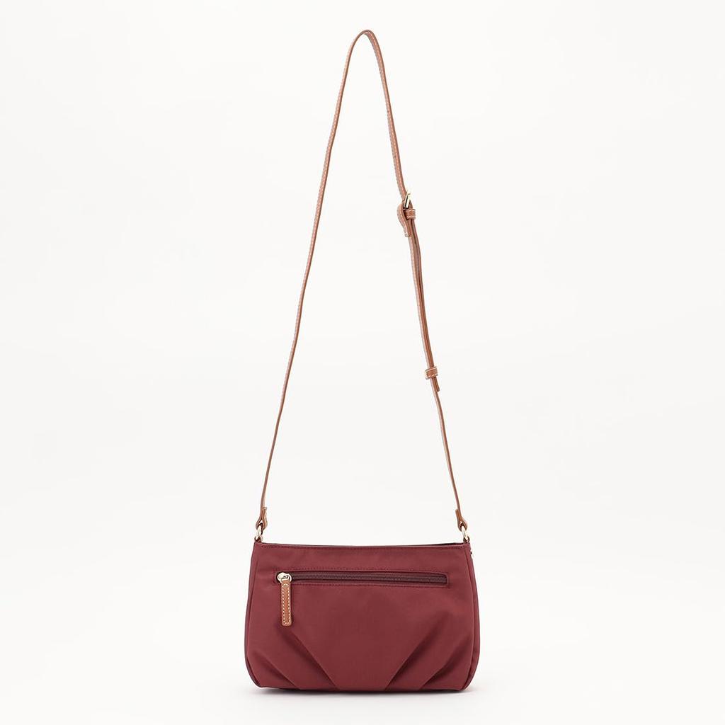 Labagagerie Polyester Canvas Tuck Pouch B008701 Wine (58)