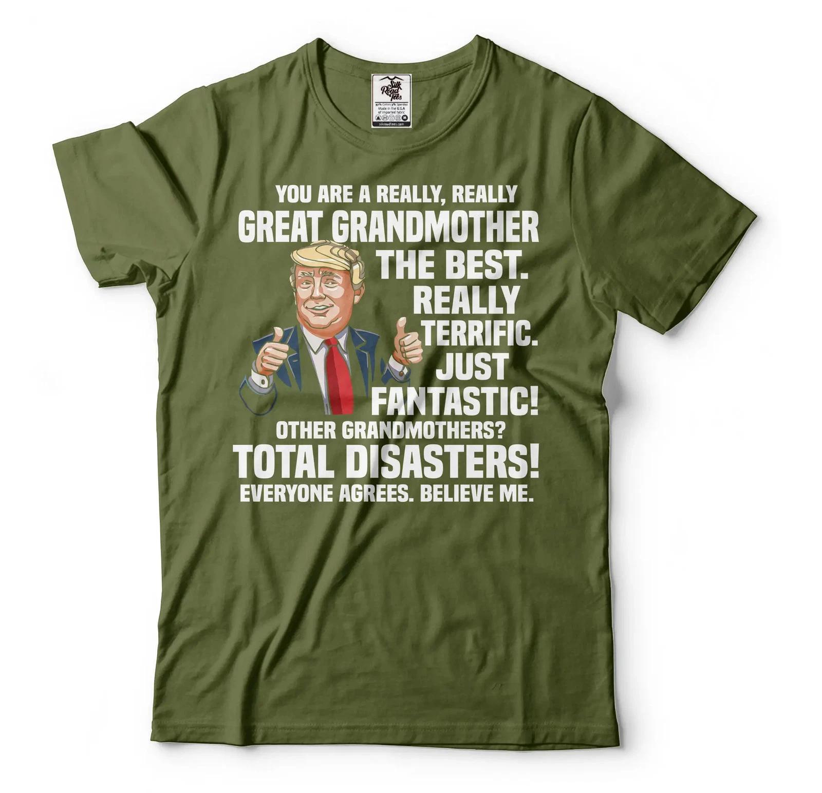 Grandmother Political Tee Trump Grandmother Shirt Funny Grandmother Tee M
