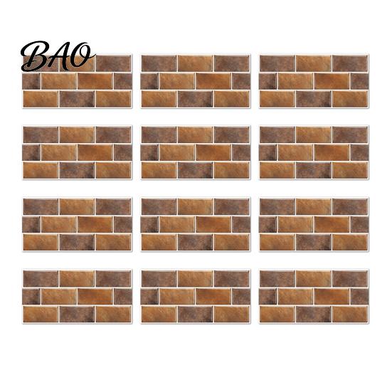 Cover Wall Defects Stickers Self-Adhesive PVC Tile Stickers, Waterproof Mosaic Pattern Decals for Kitchen Bathroom Renovation Supplies Home