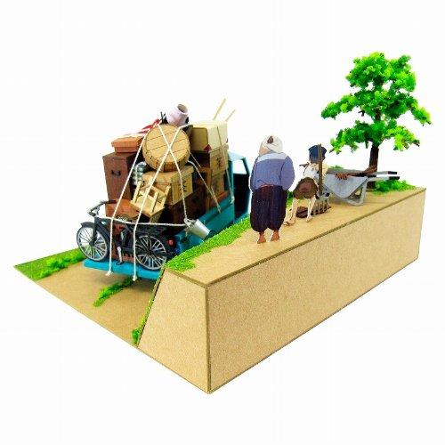 Sankei Miniature Art Kit Studio Ghibli Series: My Neighbor Totoro: The Kusakabe Family Moving House, 1/48 Scale Paper Craft, MK07-14