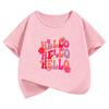 Graphic Tshirt Kids Summer Spring Soft Tee Flower T Shirts Funny Kids Childrens Tshirt Boys Girls Casual Top Tee