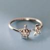 Stylish Sea Turtles And Starfish Designs Ring Trendy Accessory Comfortable Finger Accessories Gift For Women Girls