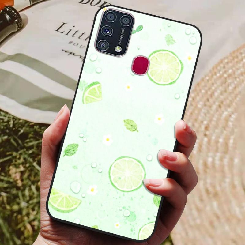 For Samsung M31 Case Phone Cover Silicone Soft TPU Back Cover for Samsung Galaxy M31 M 31 case SM-M315FZBVSER m315 Fundas Bumper