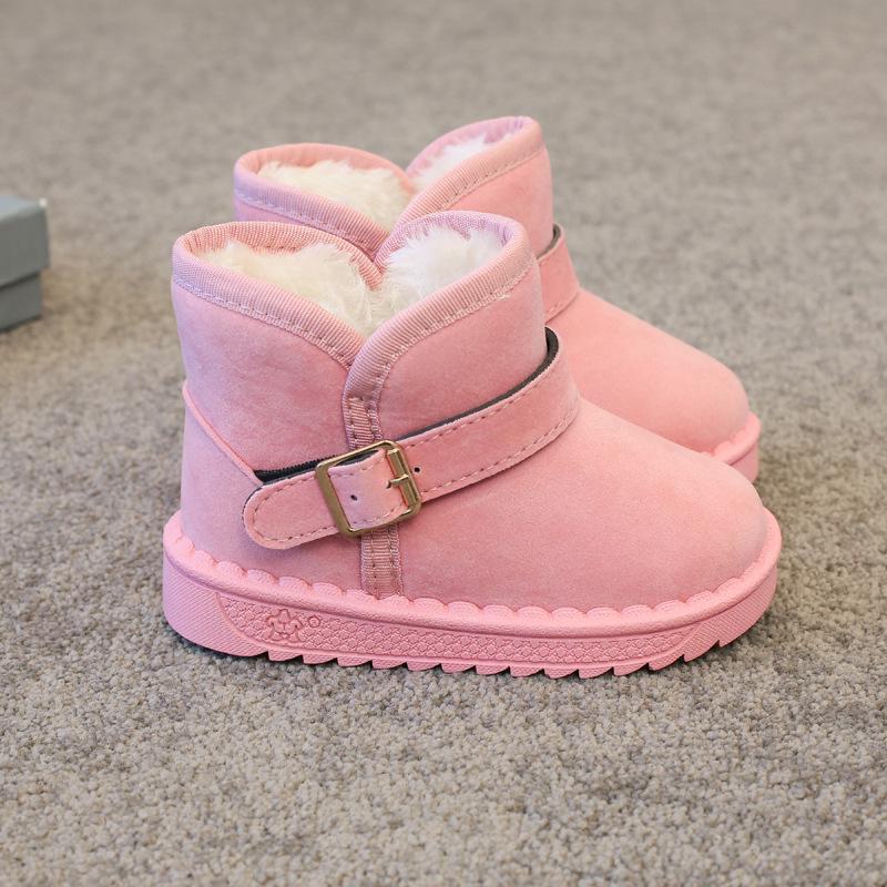 

Зимние детские снегоступы 2024 года — новая удобная обувь для мальчиков и девочек с бархатной подкладкой 25 yards розовый