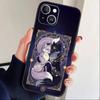 Sunny Fox Phone Case For iPhone 17 16 15 14 13 12 Max Plus Silicone Black Cover