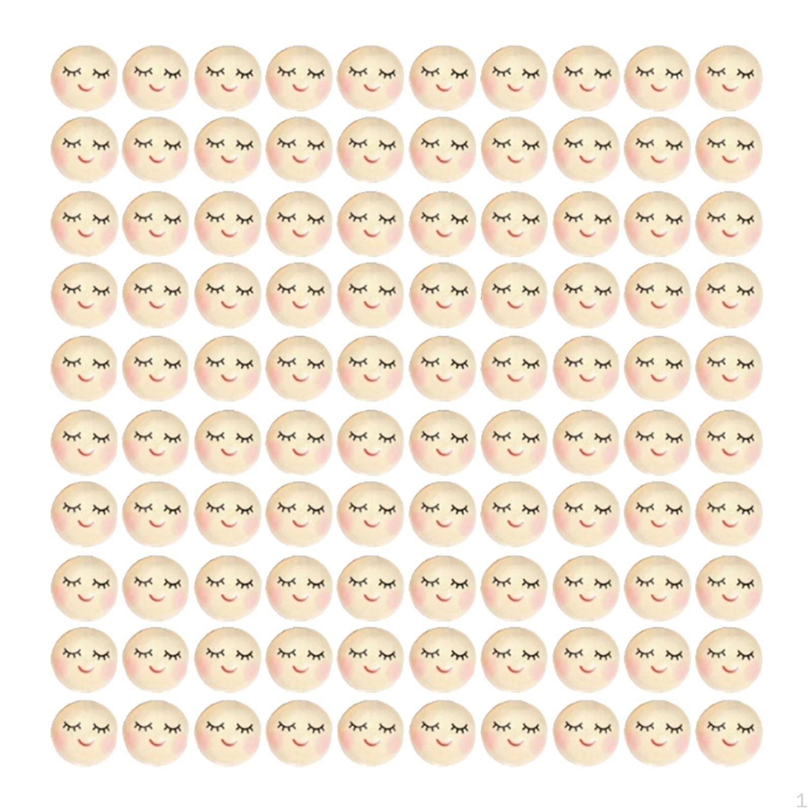 

100 круглых деревянных бусин-разделителей с отверстиями для изготовления ювелирных изделий, браслетов, ожерелий и подвесок. Style C