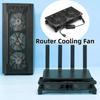 Dual Fans Router Cooling Stand DC 5V USB Radiator Base USB Powered Router Cooling Fan  PC Cooling