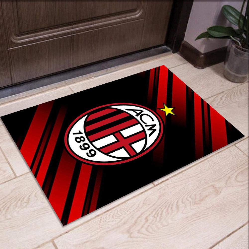 AC Milan Printed Carpet,Rug,for Office Chair Living Room Bedroom Kitchen Room Decor Gifts.
