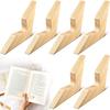 Practical Book Page Holder Page Spreader Thumb Bookmark Wooden Book Reading Accessories for Teachers Students Present