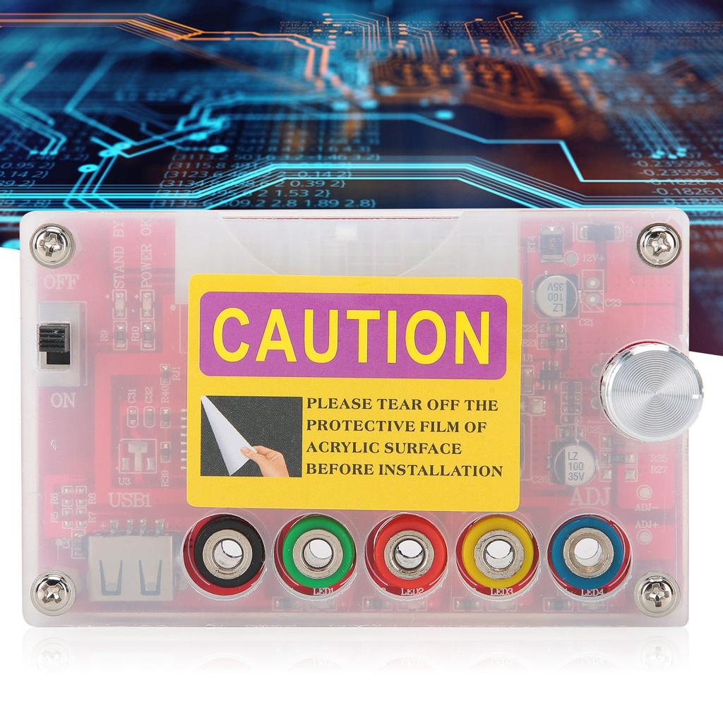ATX Power Supply Breakout Board for MCU Electronic Component Adjustable Voltage Knob 24Pin