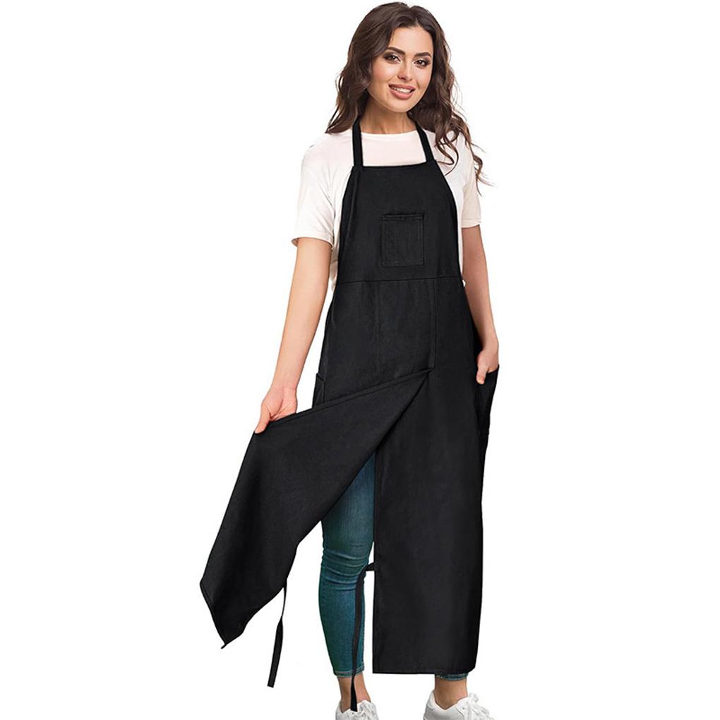 Split-Leg Apron, Ceramic Apron, Design, Pocket Fabric, Easy Suitable For Pottery Restaurant Work, And Painting