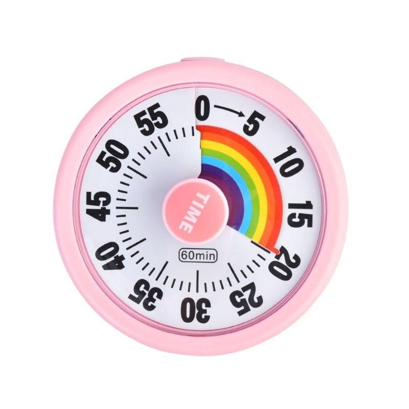 Easy Operation Rotary Timer For Cooking Study Exercise Time Management Tool Countdowns Alarm Clock for Kitchen