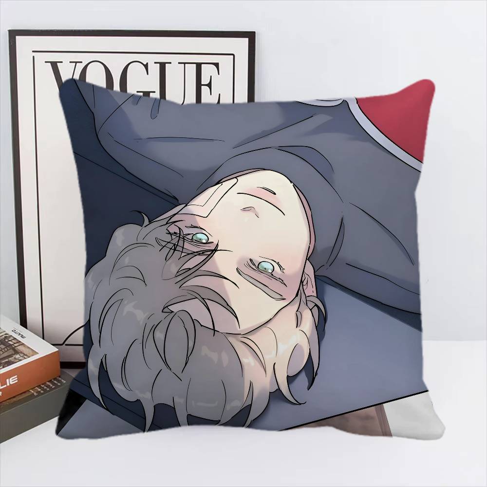 

BL Anime Trees Without Roots Pillow Case Square Pillow Bedroom Sofa Leisure Comfort Cushion Car Living Room Home Decoration 16x16Inch