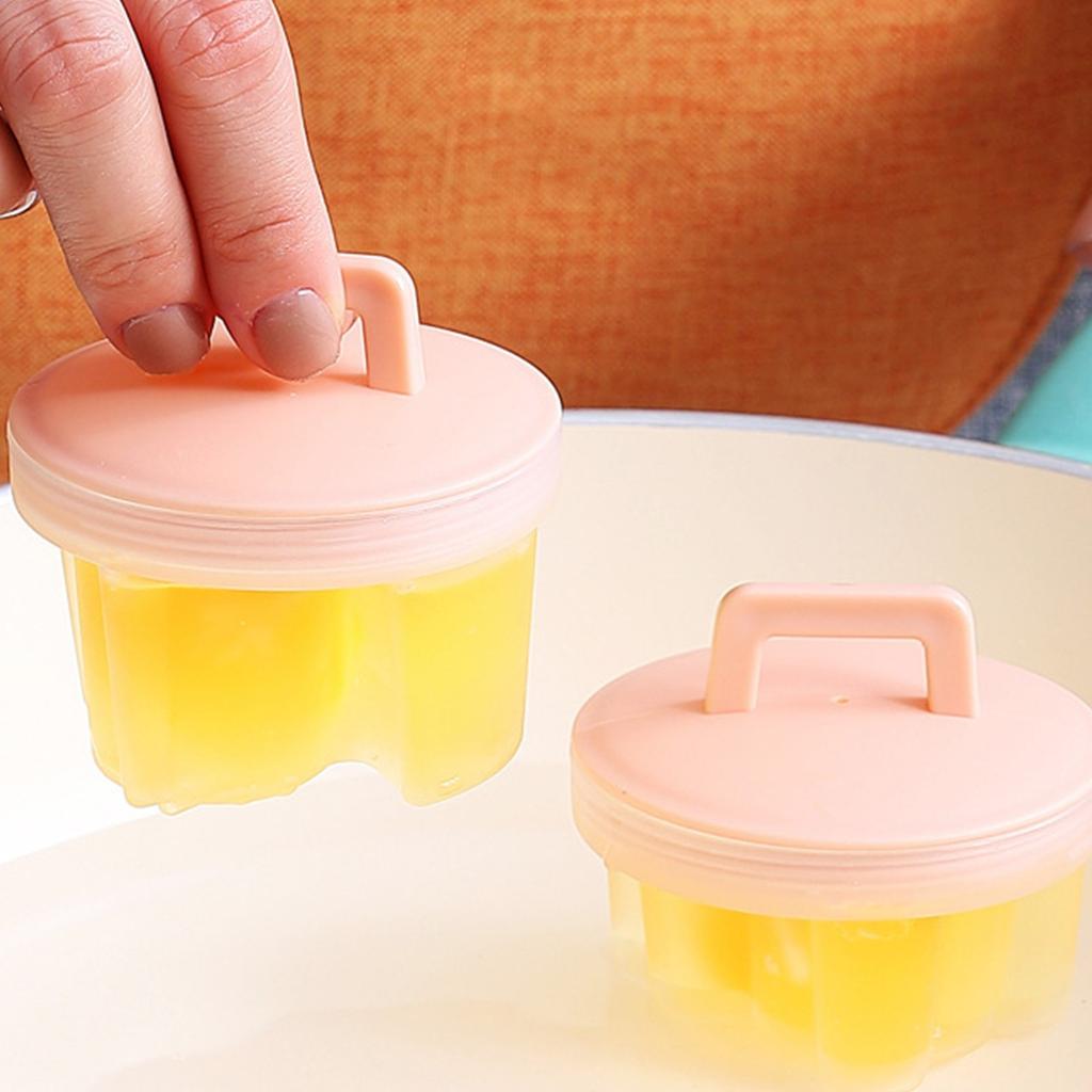 Bebek Maması Buharda Yumurta Kalıbı, Ev Çocukları Sevgi Yumurta Kahvaltı Yumurta Pişirici Puding Jöle Kalıbı