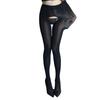 Sexy Women 6D Oil Glossy Shiny Stockings Smooth Crotchless Sexy Tights Sheer See Through Yoga Shaping Pantyhose Plus Size