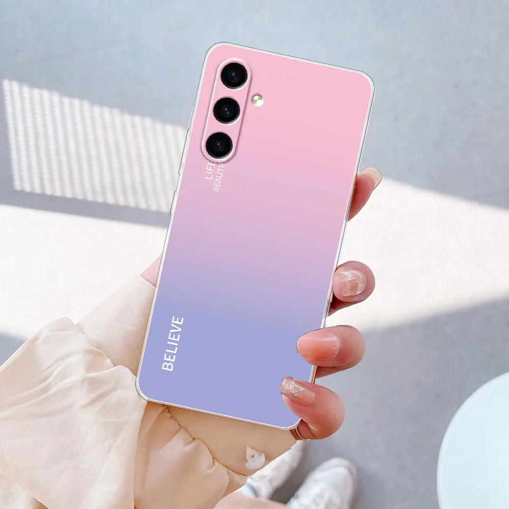 For Samsung A15 SM-A155F Case Silicone Soft Phone Cases For Samsung A15 5G SM-A156B Clear Coque For Samsung Galaxy A15 Fundas