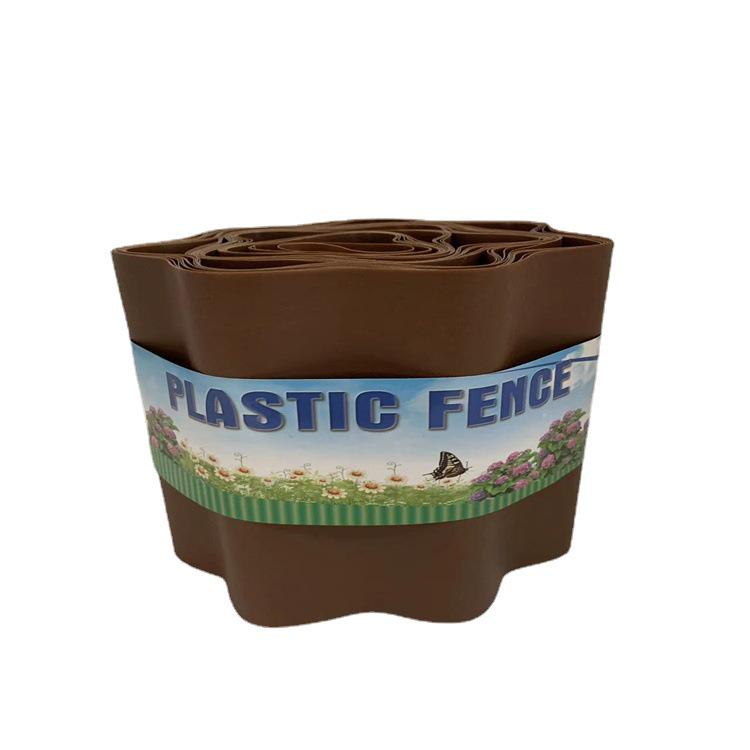 Kunststoff-Gartenzauneinsatz für Gartenbau und Rasenabgrenzung.