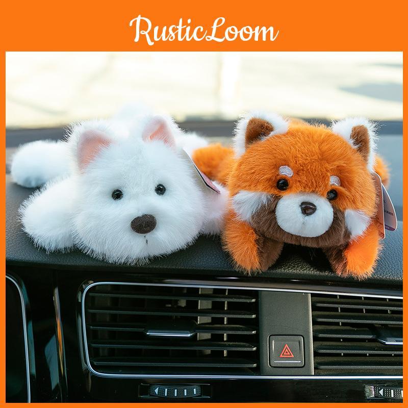 Capybara Husky Sloth Fox Raccoon Animal Plush Toy Doll Kids Room Gift Decoration
