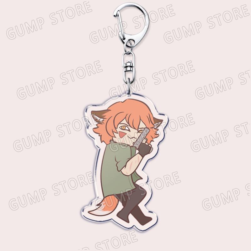 

Hot Game YKMET Boyfriend To Death Keychain for Accessories Pet Strade Ren Lawrence Keyring Jewelry Friends Fans Gamers Gifts