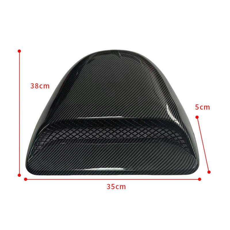 Durevole-Presa d'aria per cofano auto, sfogo, coperture decorative per cofano, sfogo cofano stile racing, coperchio motore anteriore universale A Par