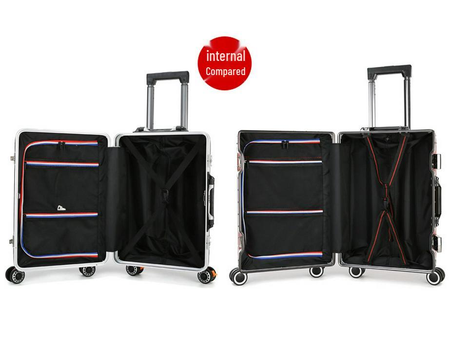 20" Carry-On Trolley with Silent Wheels, Combo Lock - Men's, Women's, Student - Large 28" Capacity