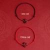 Cinnabar Zodiac Red String Bracelet Anklet, Year of the Snake, Adjustable Gift for Men & Women