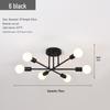 Modern Minimalist Nordic Branch Chandelier for Living Room, Dining Room, and Bedroom