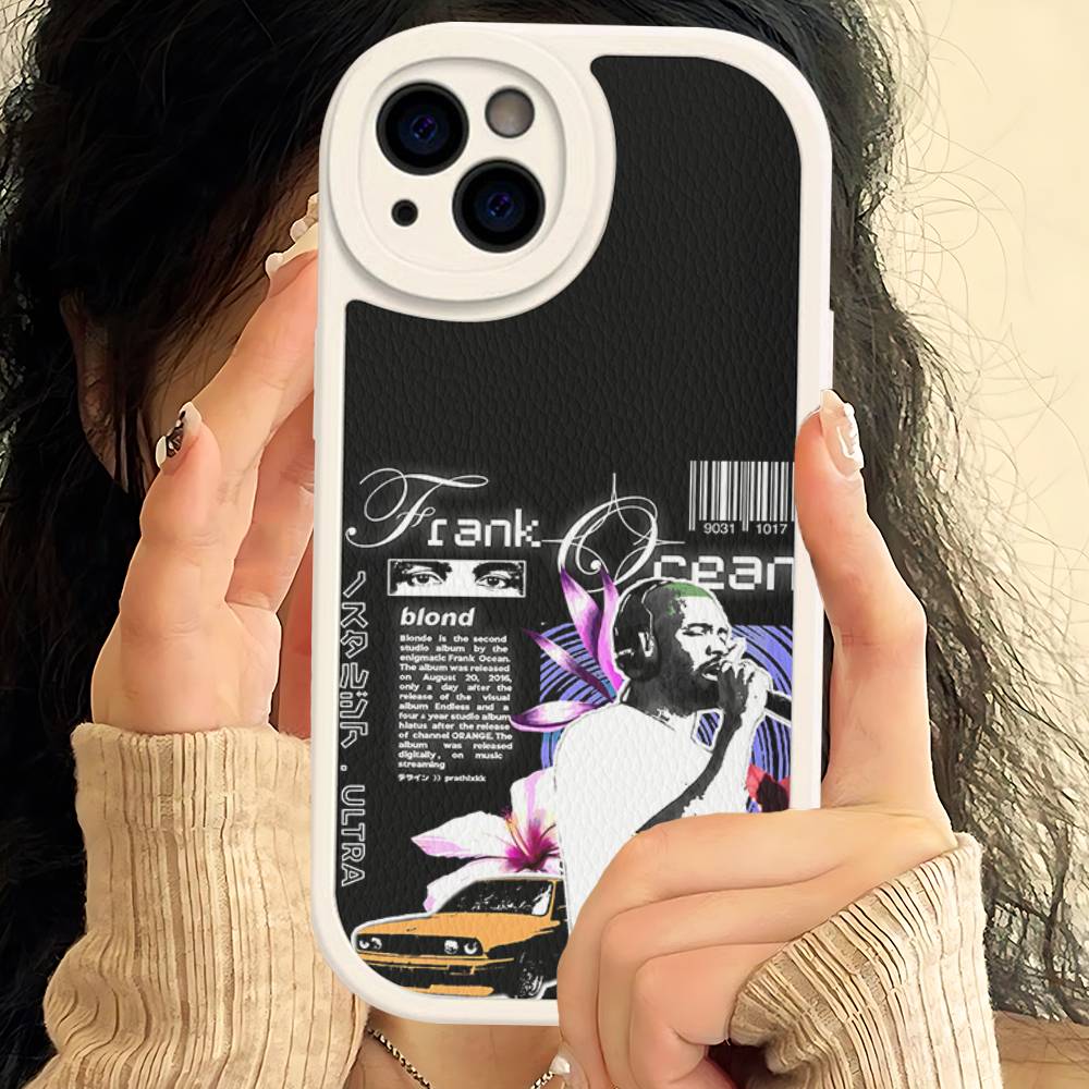 Singer Frank Blonde Oceans Phone Case Hard Leather For IPhone 14 13 16 Mini 15 14 11 12 Pro Max Plus Fundas