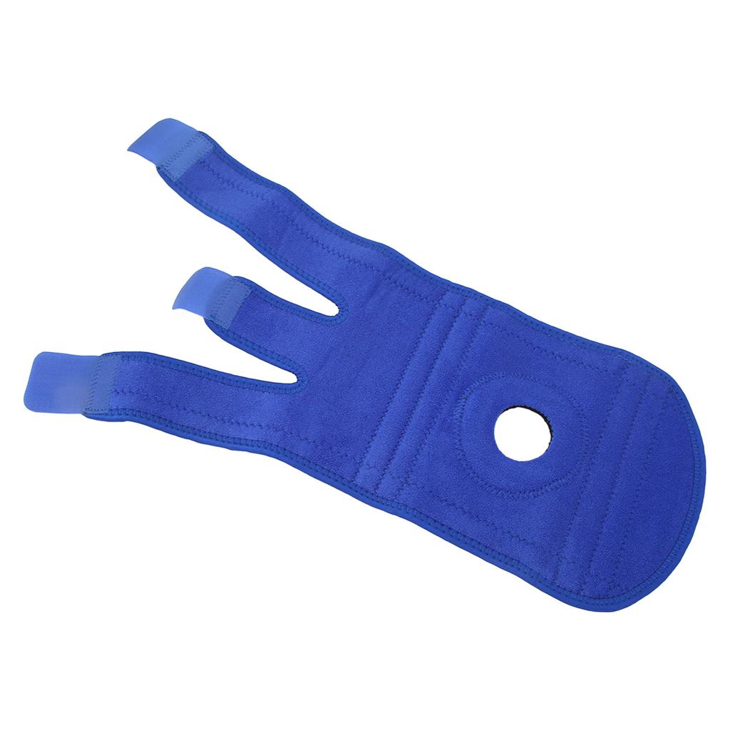 Patella Knee Brace Blue Hook and Loop Design Strong Support Knee Strap for Outdoor Sports Fitness