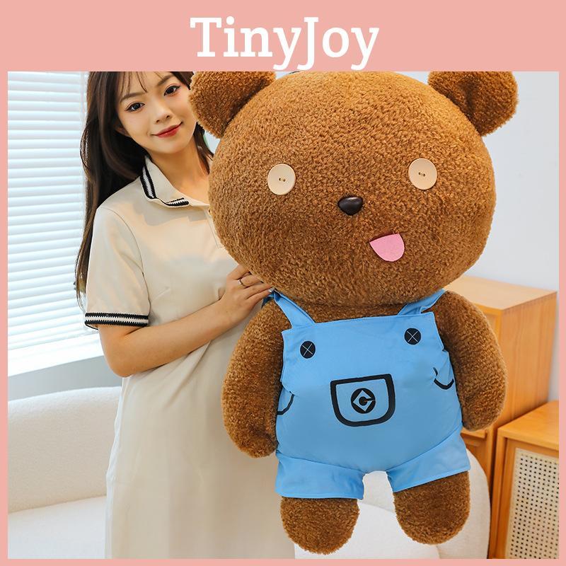 Adorable Teddy Bear Plush Toy Soft Cuddly Stuffed Animal Doll For Kids Birthday