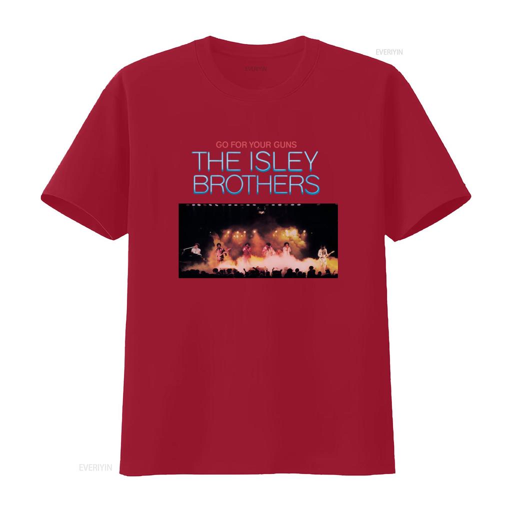 Go for Your Guns The Isley Brothers Funk T Shirt Retro Concert Design Music Lovers Pride Footsteps in Dark Style vintage