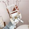 Applicable Samsung ZFlip7 mink plush phone case zflip6 bow camellia lanyard portable protective case