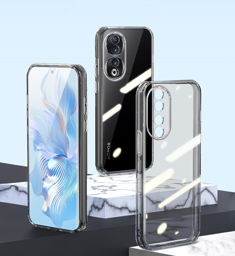 Luxury Transparent Clear Silicone Soft Case For Huawei Honor 90 Lite 80 70 60 50 Pro SE 5G Ultra-Thin Full Back Cover Shockproof