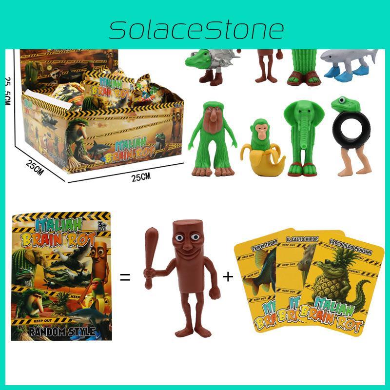 Al Brainrot Italian Blind Bag Action Figure Model Toy Anime Decoration Kids Gift