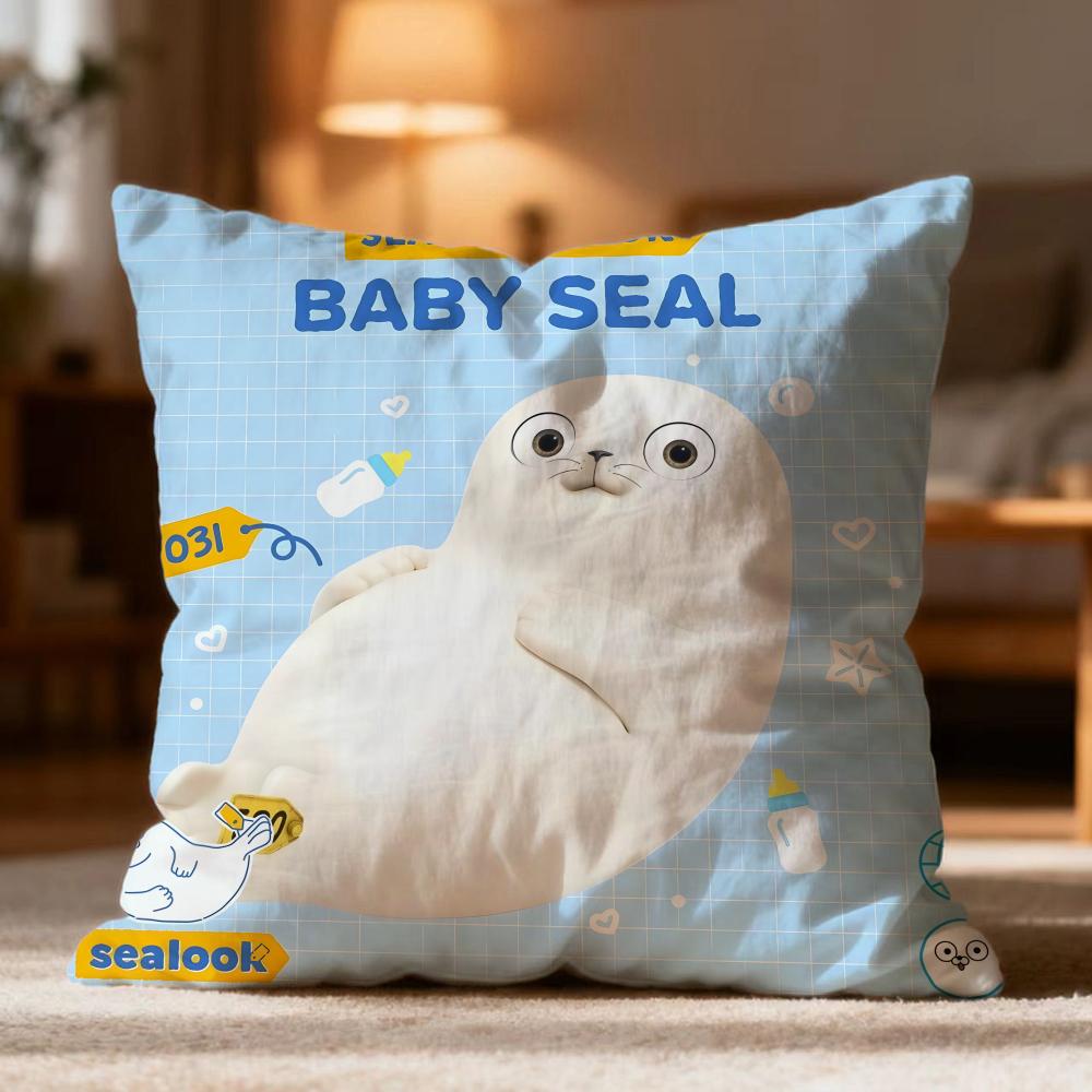 Popular S-SSEALOOK Cushion Cover Soft Washable Pillow Case Multi-Scene for Couch Bed Travel Office Use