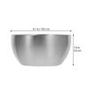 Stainless Steel Rice Bowl Heat-Resistant Korean Design Multi-Function for Home and Parties Stainless Steel Cups