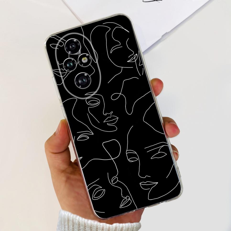 

New Case For Huawei Honor 200 6.7 Butterfly Print Flower Soft Silicone TPU Cover For Honor 200Pro 200 Lite 5G Phone Case Funda Honor 200 5G