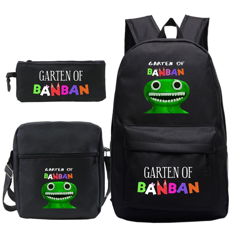 Spotted Garden Primary School Bag Shoulder Bag Pencil Bag Three-piece Set