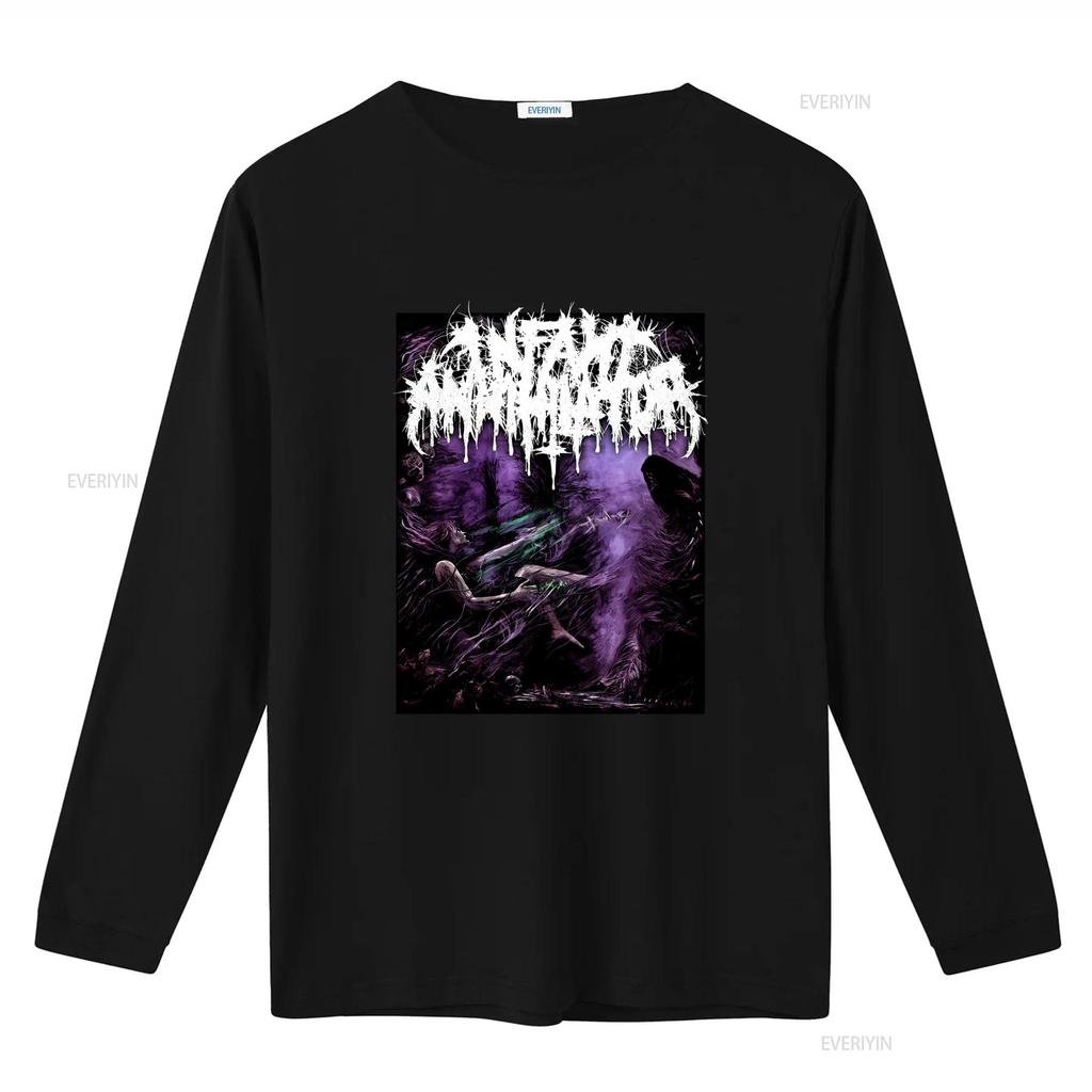 Infant Annihilator Band Music Lover Cotton Black T Shirt All Sizes S 5XL K425 Vintage Washed Stretched Versatile