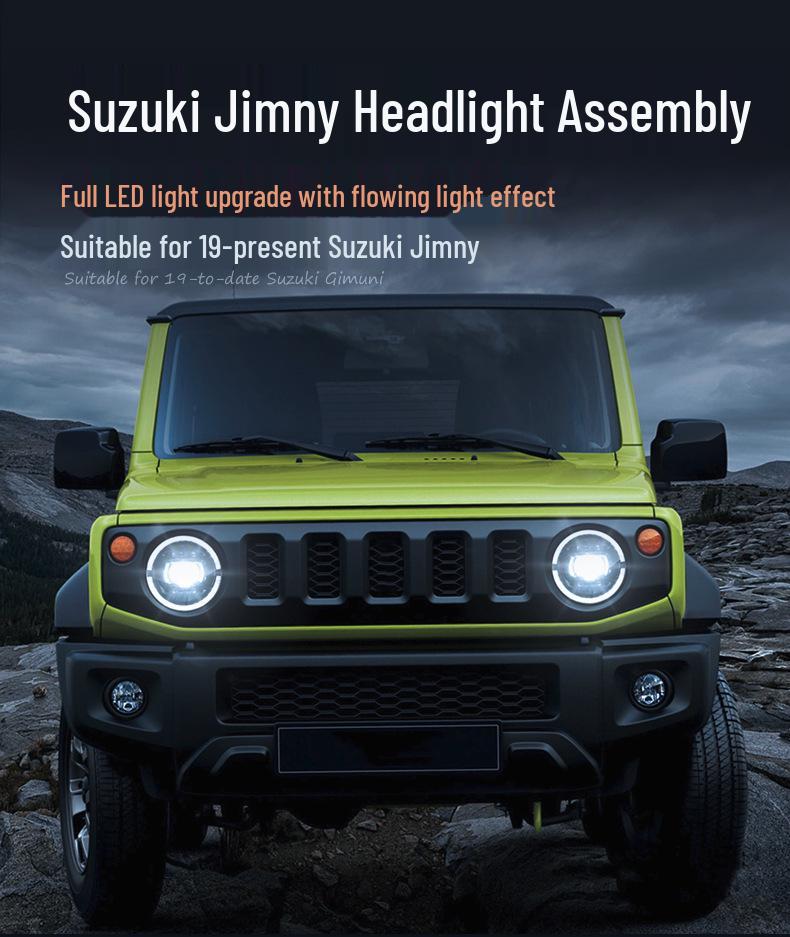 LED Headlight Assembly & Daytime Running Lights for Jimny 2018+ Modification