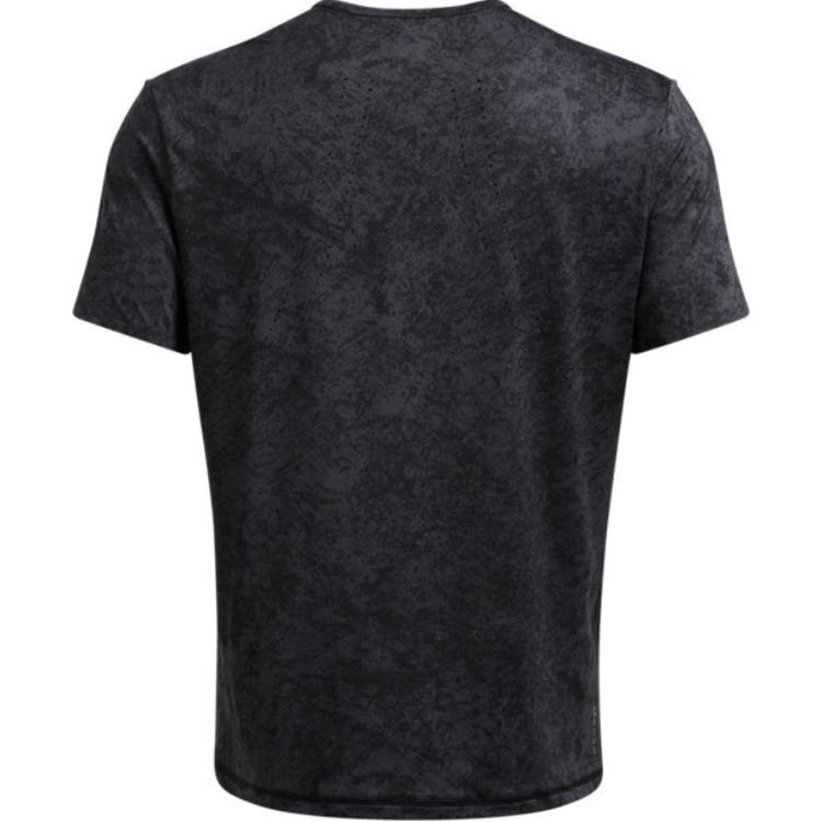 Under Armour Vanish Elite Vent Training Print Breathable Short Sleeve T-Shirt Men Tops Black 1383669-002