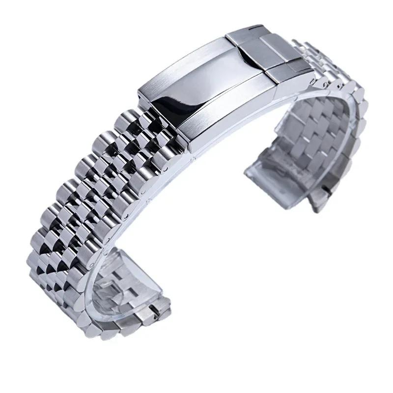 904 Jubilee Watchband For Rolex Sub GMT Yacht Daytona Men's Strap 20mm Luxury watch chain Mod Parts Replacement Accessories