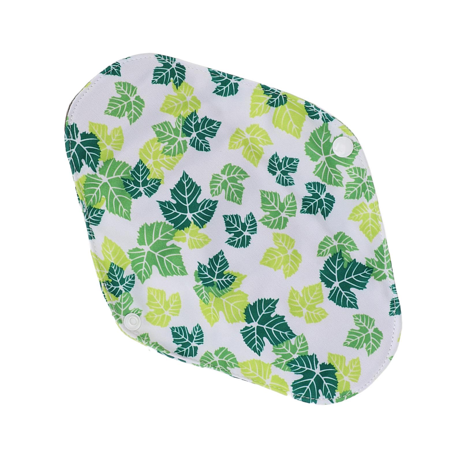 5pcs Washable Sanitary Pads 18 X 25cm Reusable Menstrual Napkin Waterproof Panty Liners for Women