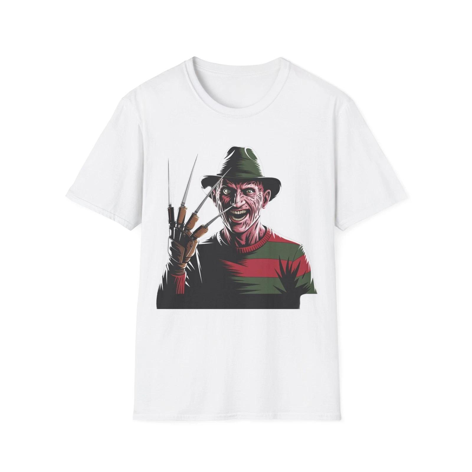 Freddy Krueger Graphic T-Shirt, Horror Movie Shirt, Halloween Costume Tee, S