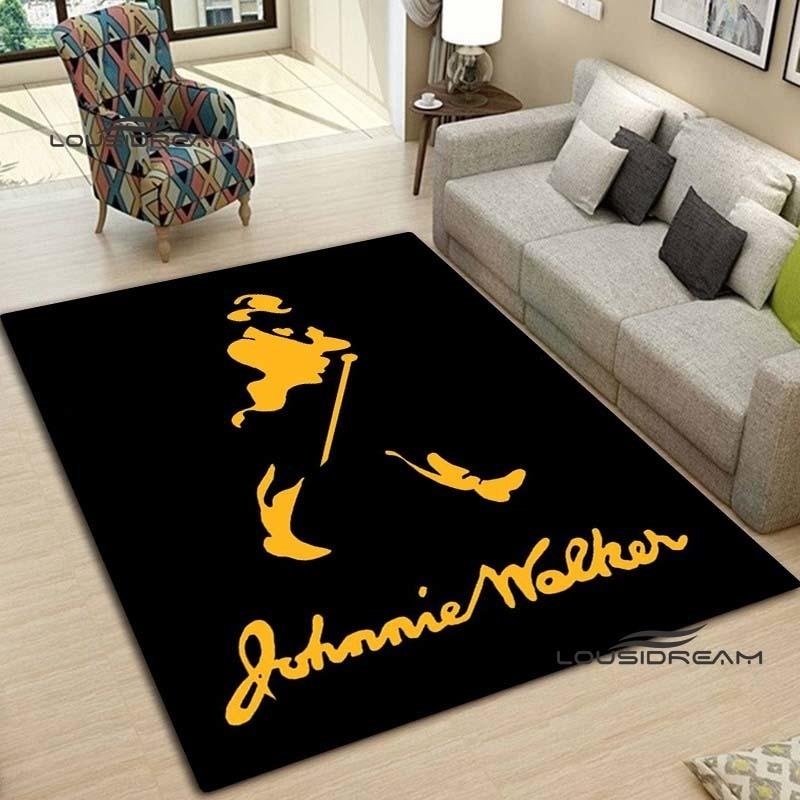Whisky clasic Johnnie Walker covor și covor bar camera de zi dormitor suprafață mare covor moale verandă studiu noptiera covoraș anti-alunecare
