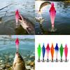 7pcs/Set Lures Baits Squid Jig Fishing Lures Glow Jig Hook 5.5cm Artificial Hard Baits Squid Jig Cuttlefish Hook