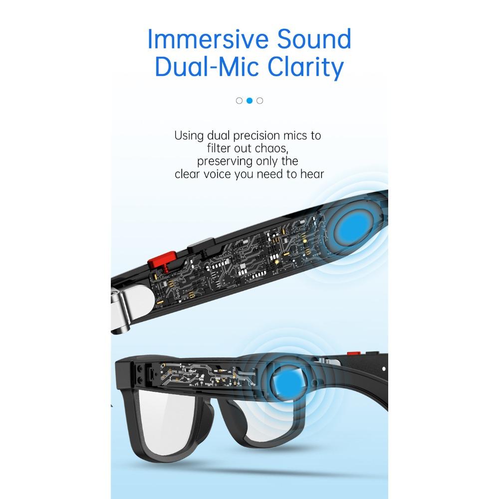 S2 Max smart glasses, AI translation, 500W pixel, camera and video recording, Bluetooth calling, music conversation translation