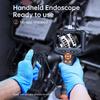 Industrielles Endoskop, 4,3'' IPS-Bildschirm 1080P HD Boroskop mit 8 einstellbaren LED-Leuchten, IP67 Wasserdichtes Endoskop, Schlangen-Inspektionskamera Handheld