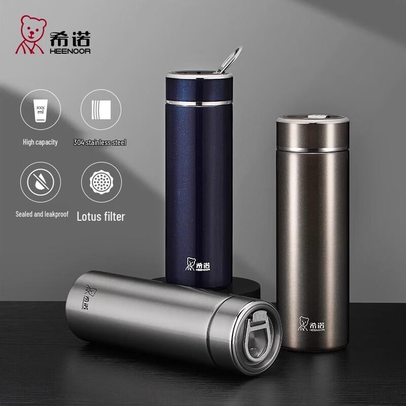 Heenoor 610ml Portable Stainless Steel Thermos Mug