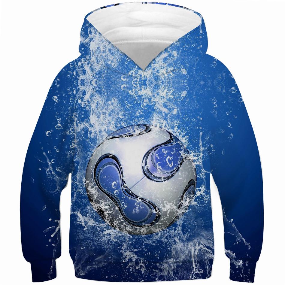 

Толстовки з 3d-принтом Футбольні сітки Світшоти Хлопчики Дівчата Унісекс Модні світшоти з капюшоном Дитячі Одяг з довгими рукавами Пальто 160CM